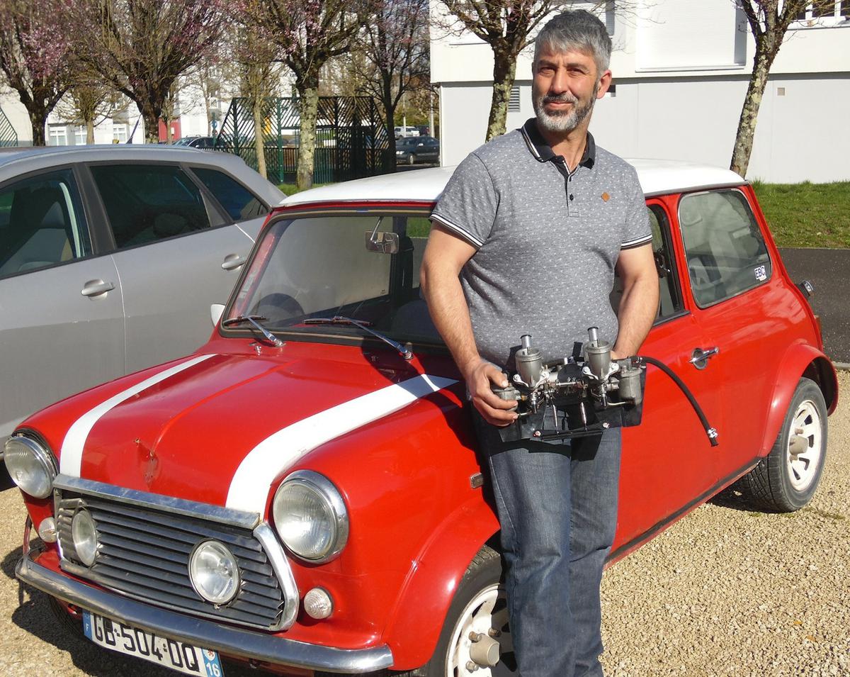 Barbezieux: Cyril Magnan carbides for old cars